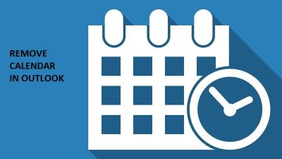 remove duplicate calendar entries in outlook