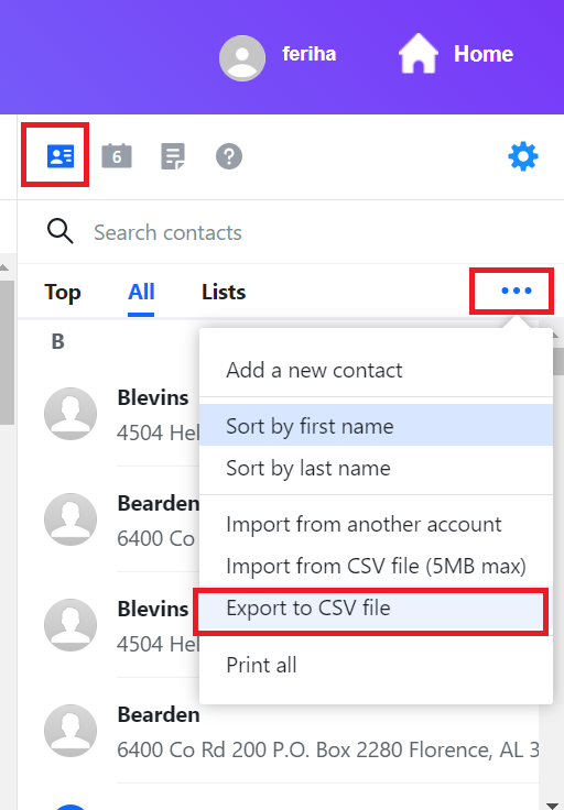 Export Yahoo Contacts to Outlook