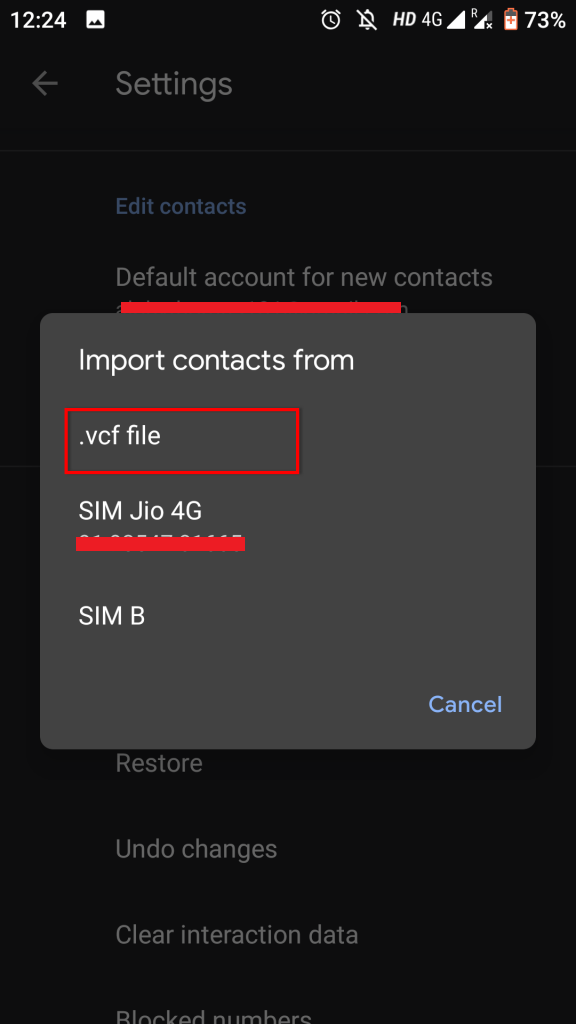 Transfer Contacts from Yahoo to Android