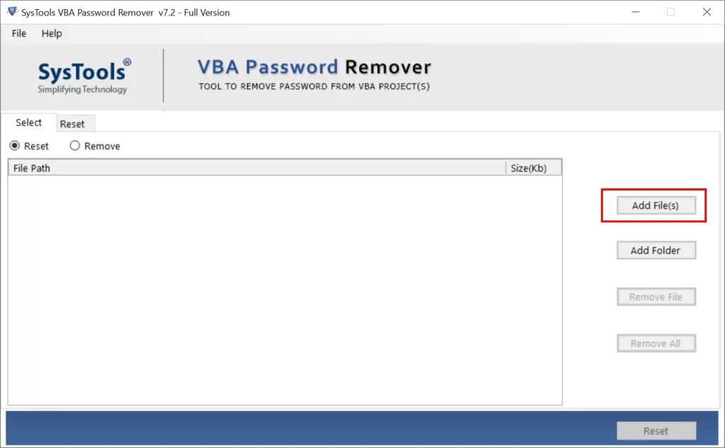 Add Excel XLSM files