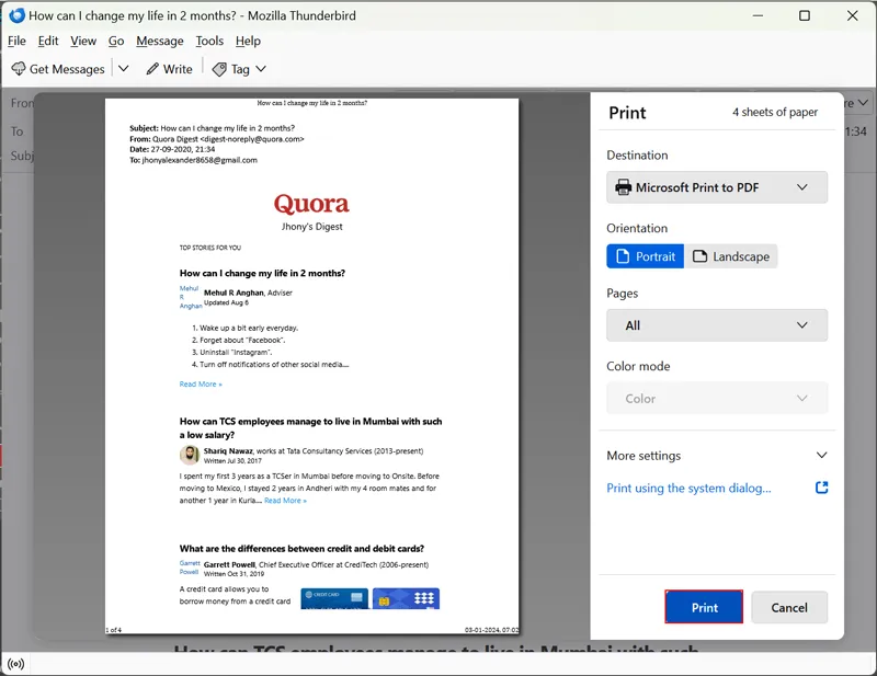 what is an eml file and how do i print it