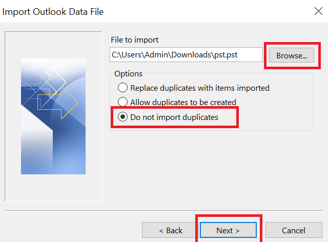 Merge Outlook PST Files