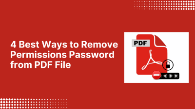 remove permissions password from pdf