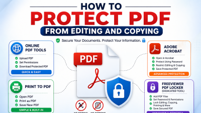 protect pdf from editing and copying
