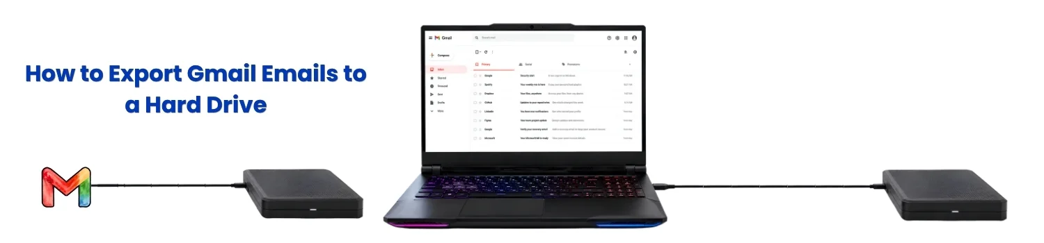 export Gmail emails to hard drive