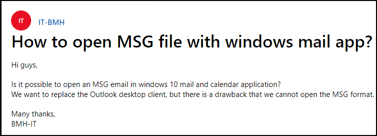 open msg file in browser
