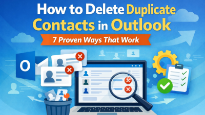 Delete Duplicate Contacts in Outlook