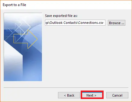 location folder