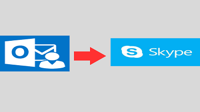 import outlook contact to skype