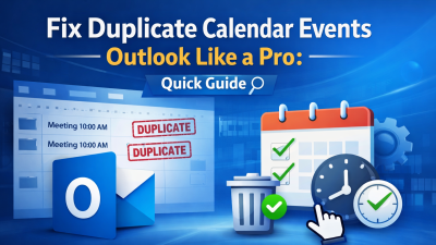 Duplicate Calendar Events Outlook