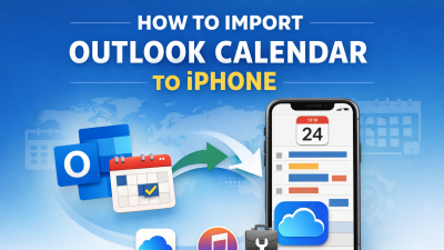 How to import Outlook calendar to iPhone tutorial