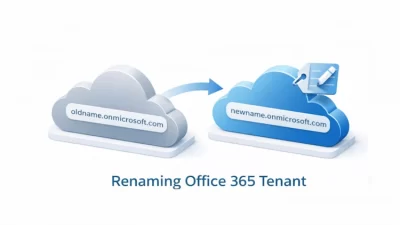 Rename O365 Tenant