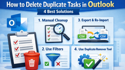 Delete Duplicate Tasks in Outlook
