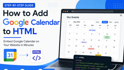 How to save Google Calendar to HTML