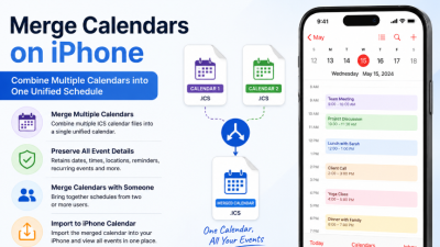 how to merge calendars on iPhone with someone else