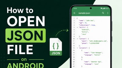 how to open json file on android