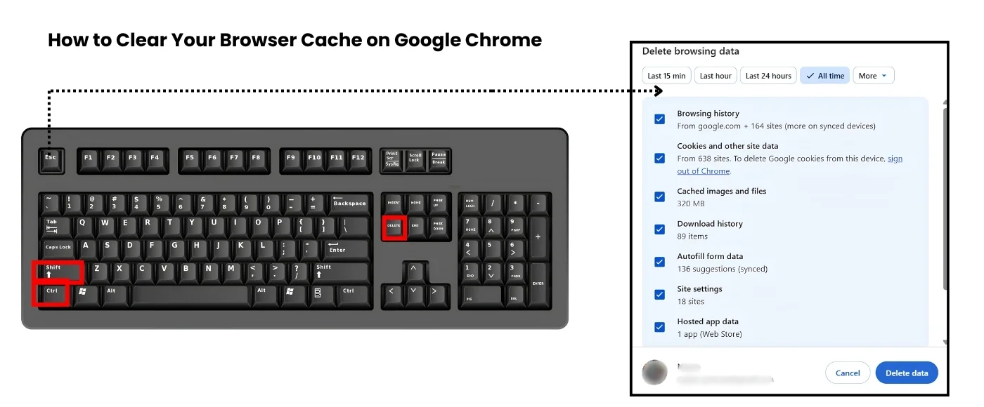 Clear Browser Cache
