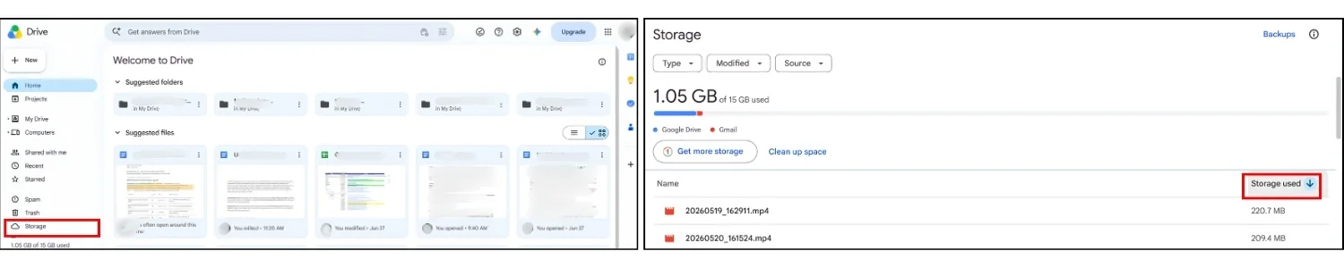 How to manage Google Drive Storage