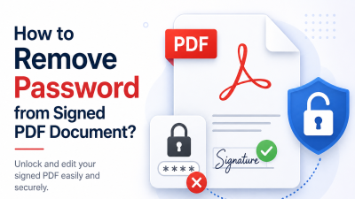 remove password from signed pdf
