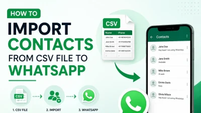 import contacts from csv file to whatsapp