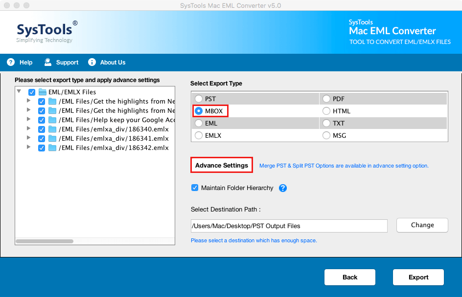 Import EML Files into Apple Mail