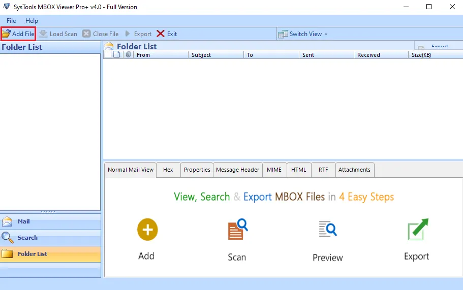 MBOX Viewer Pro+