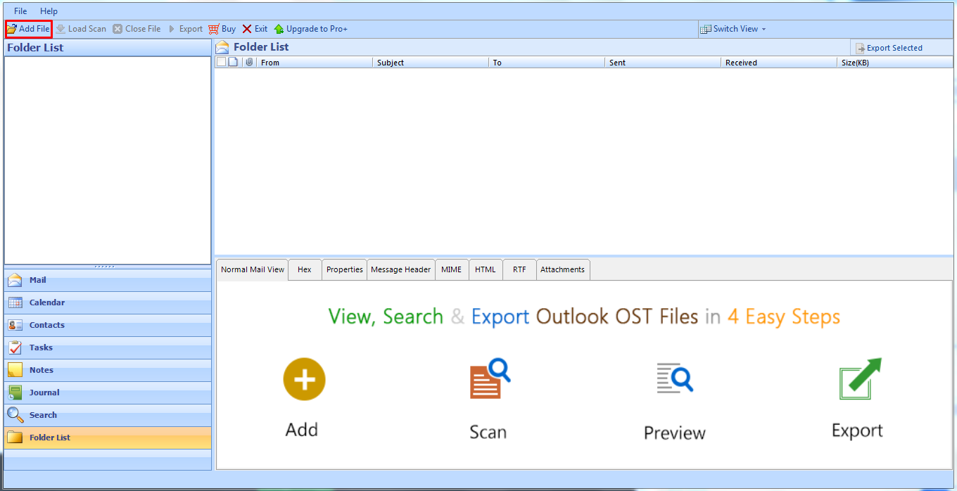 OST File to PDF Converter