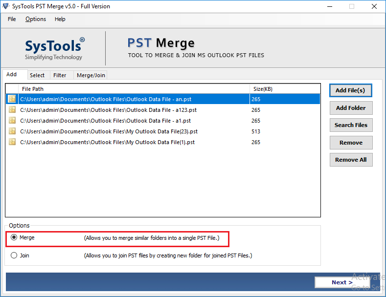 Merge Outlook Folders with Same Name