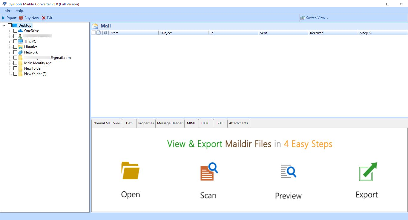 Import Maildir to outlook