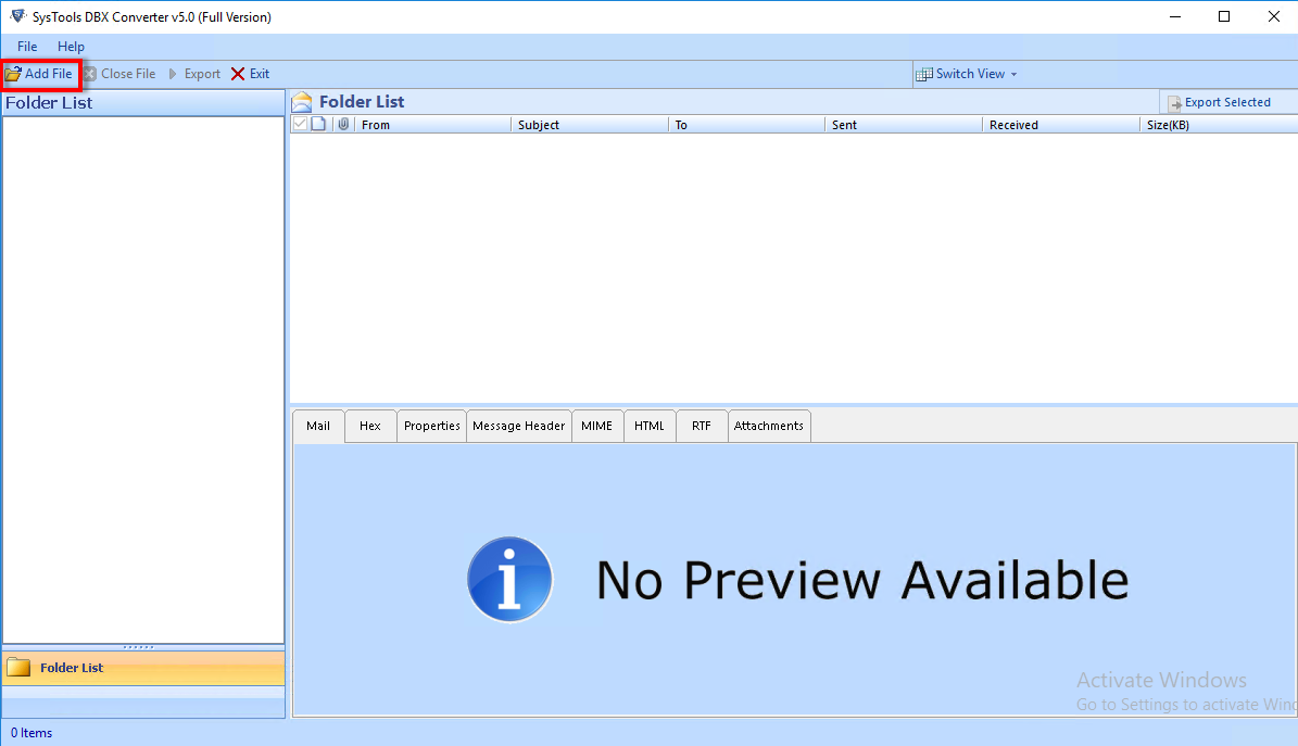 Outlook Express to EML Converter Tool