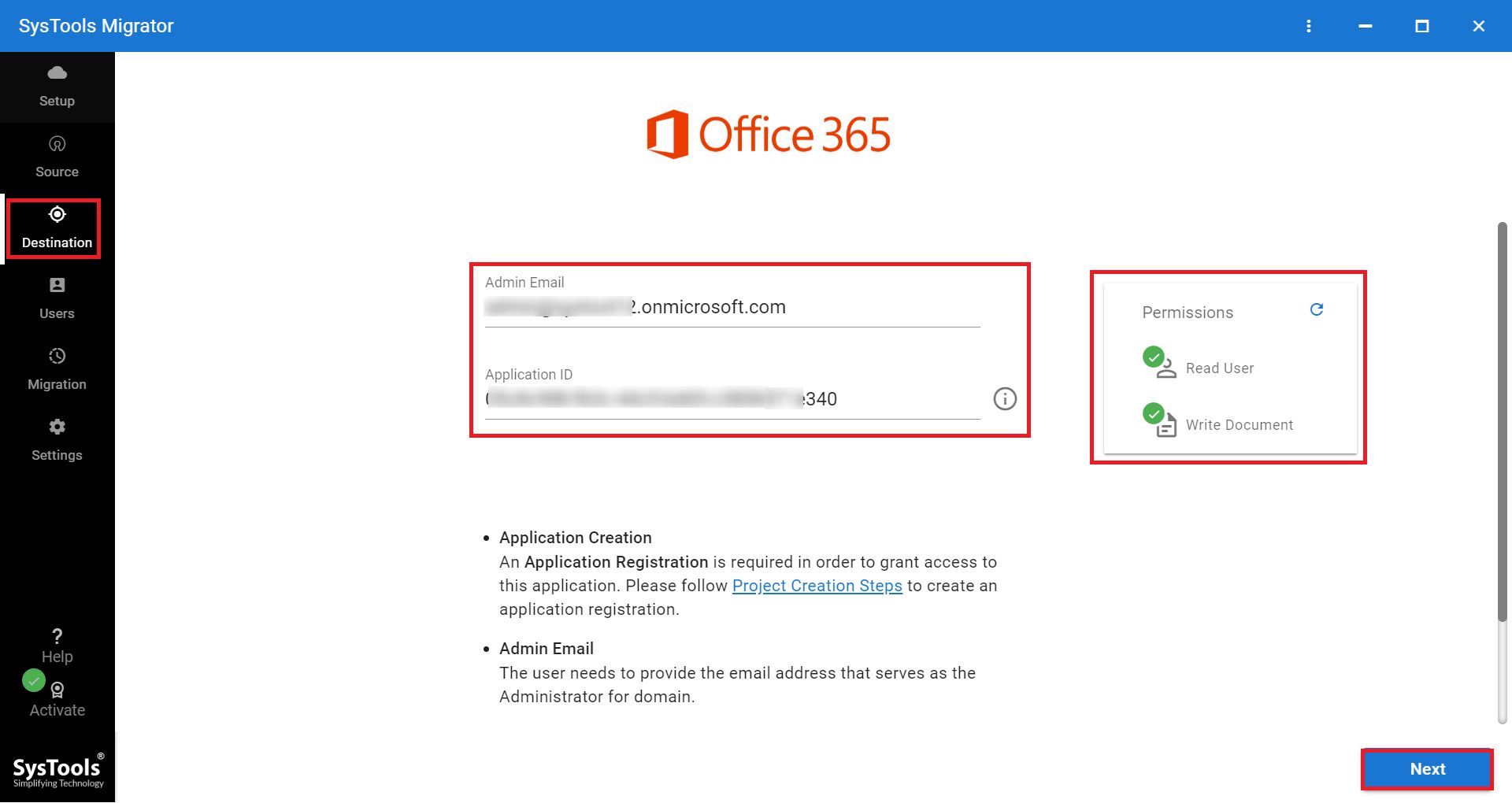 Add details for Office 365