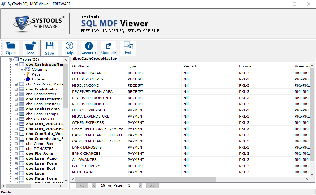 Free MDF  Viewer Tool To Open MDF File  Without SQL Server