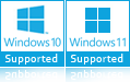 Pris en charge avec Windows 10, 11