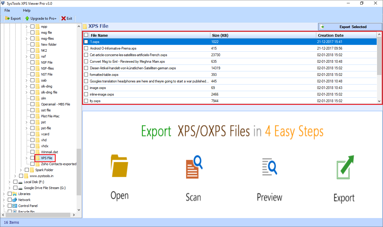 Browse XPS/OXPS File