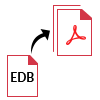 Option to Save EDB in HTML & PDF Formats