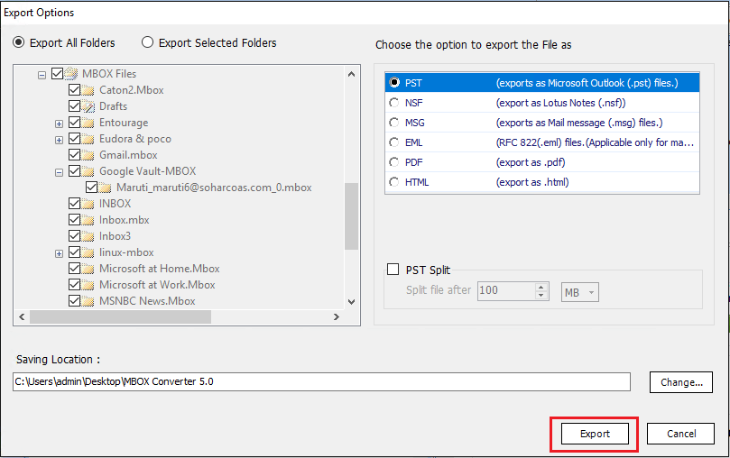 migrate MBOX to outlook free