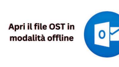 Apri il file OST in modalità offline