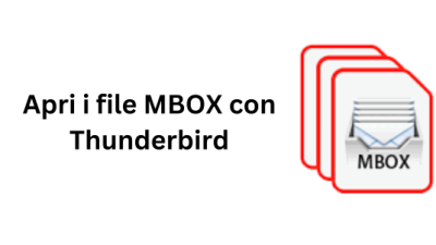 Apri i file MBOX con Thunderbird