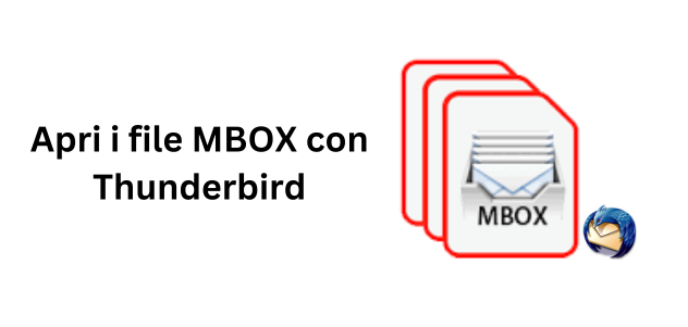 Apri i file MBOX con Thunderbird