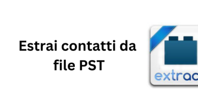 Estrai contatti da file PST