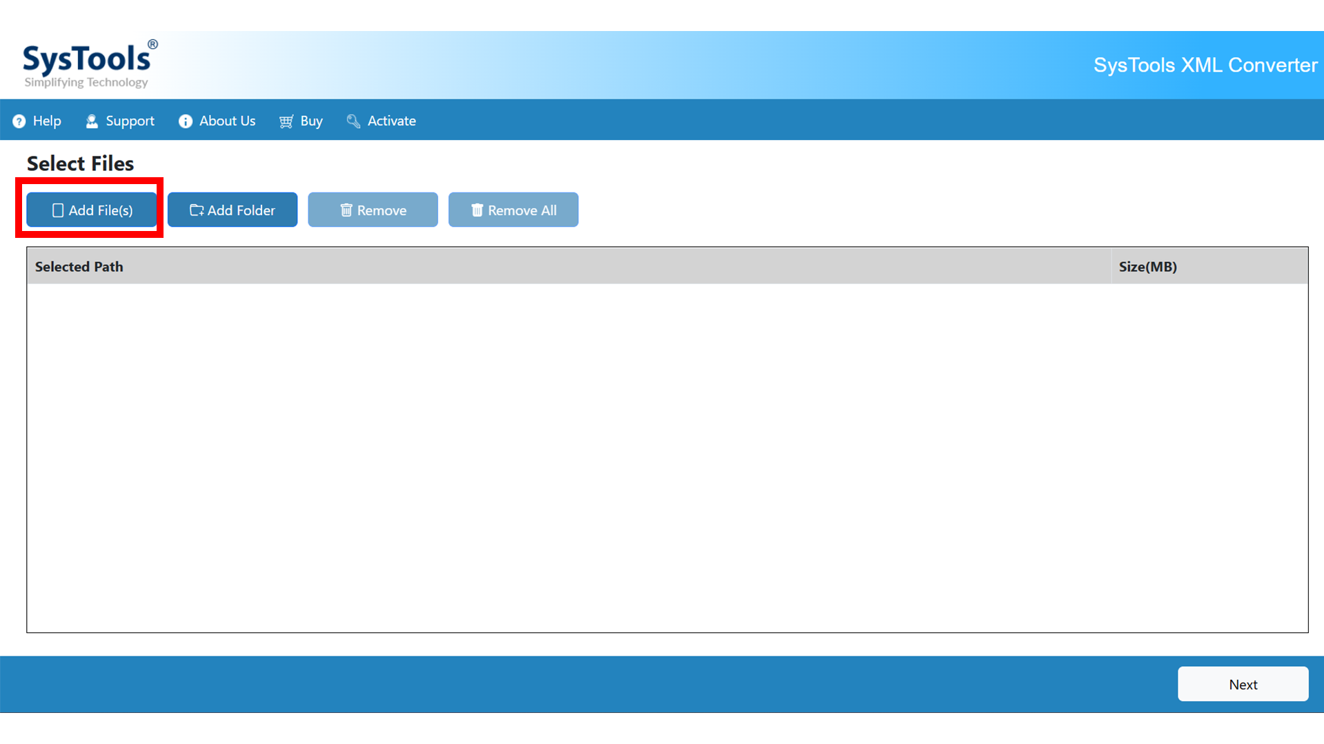 importare file e cartelle